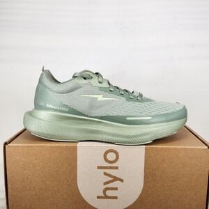 Hylo IMPACT Running Shoes Women Size 8.5 Khaki Sustainable High Cushion Sneaker